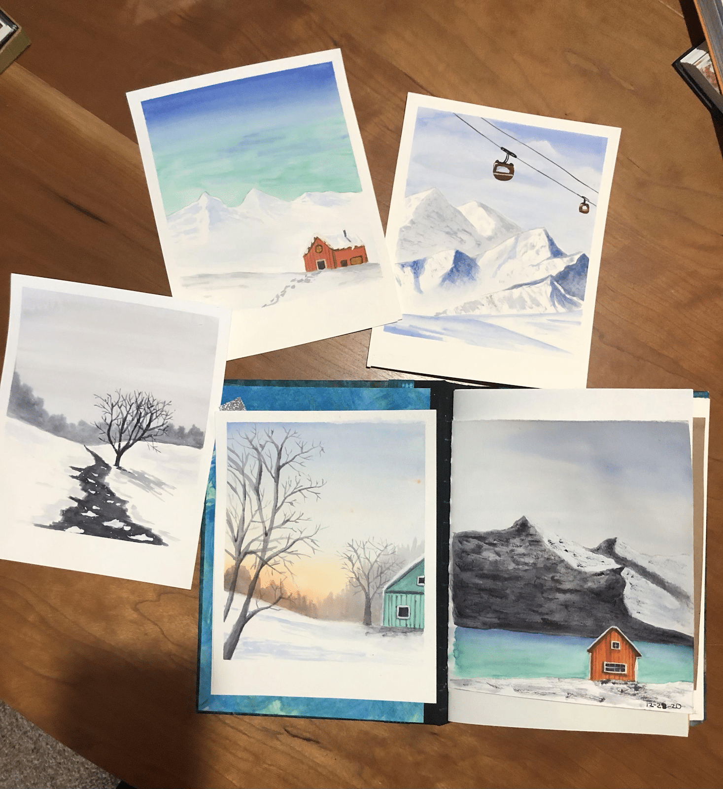 snowy scenes