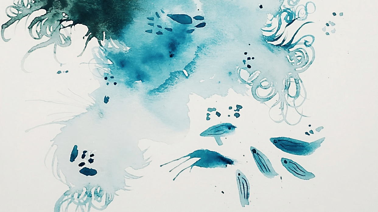 abstract blue