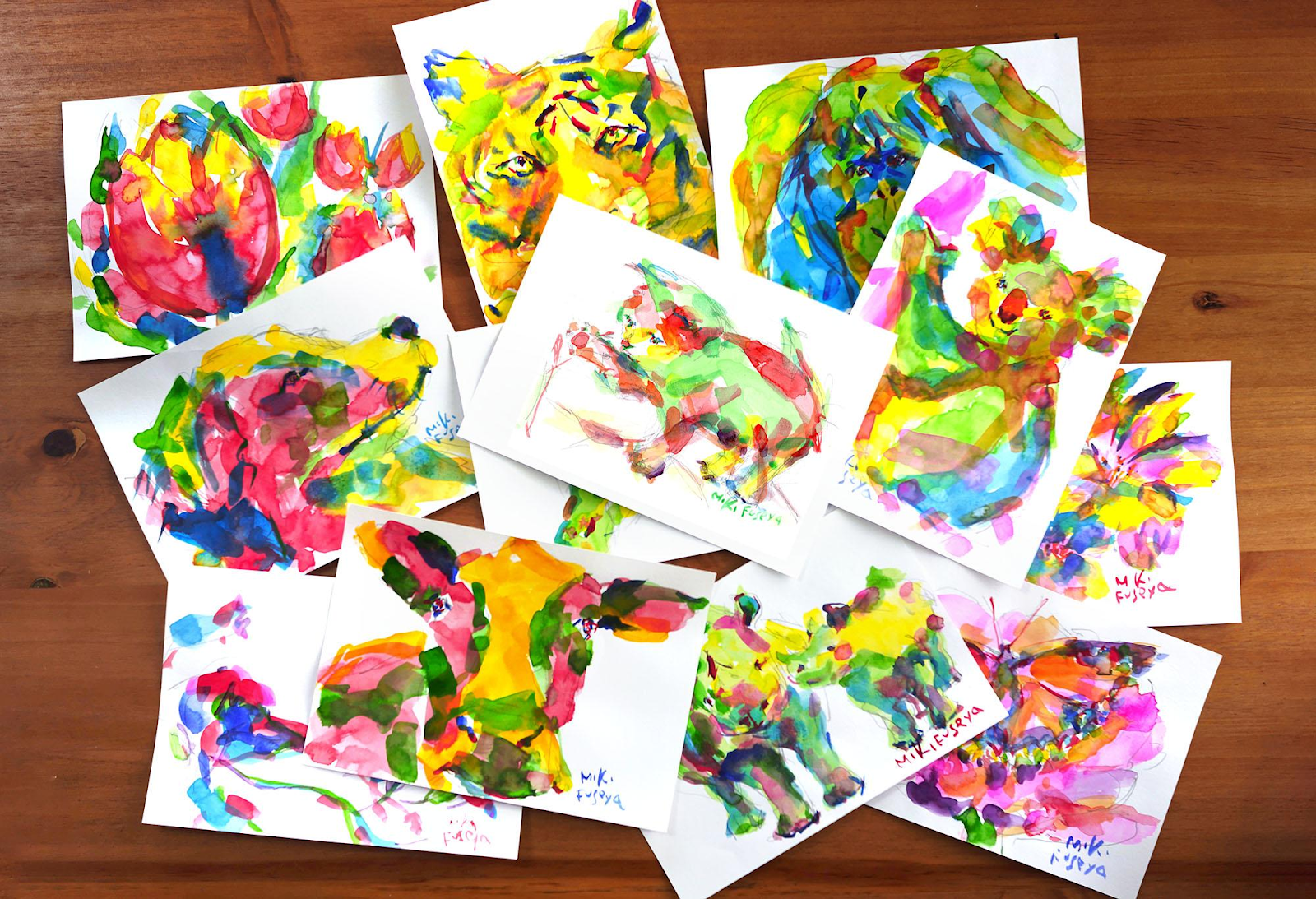 colorful animals